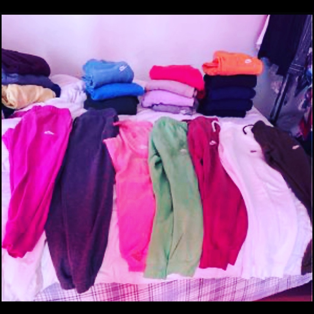 Nike fleece joggers size small